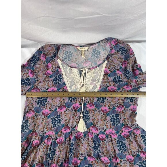 Matilda Jane Make Believe Sew Perfect Top Blouse Sz L Peasant Boho Cottagecore - Picture 5 of 6